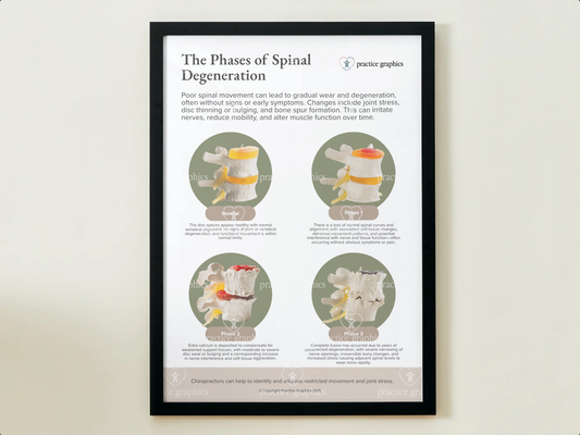 Phases of spinal degeneration Poster (Spinal Model)