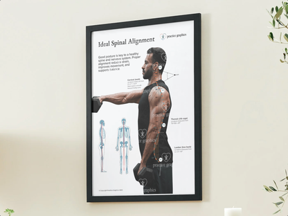 Ideal spinal alignment (Athlete) Poster