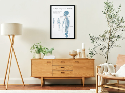 Ideal spinal alignment Posters
