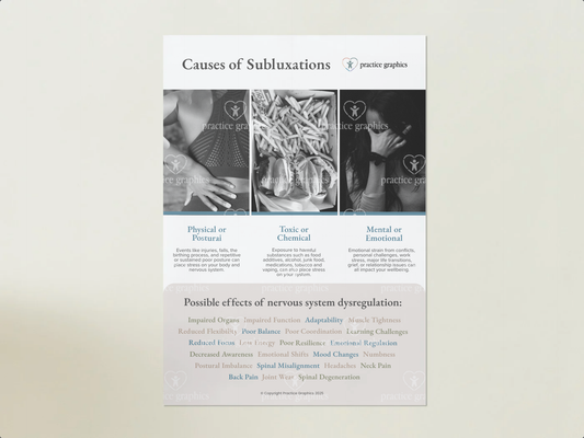Causes of subluxation Poster