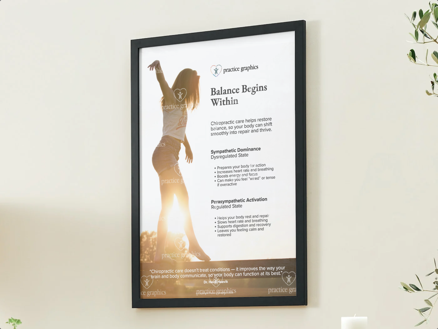 Balance Begins Within Poster