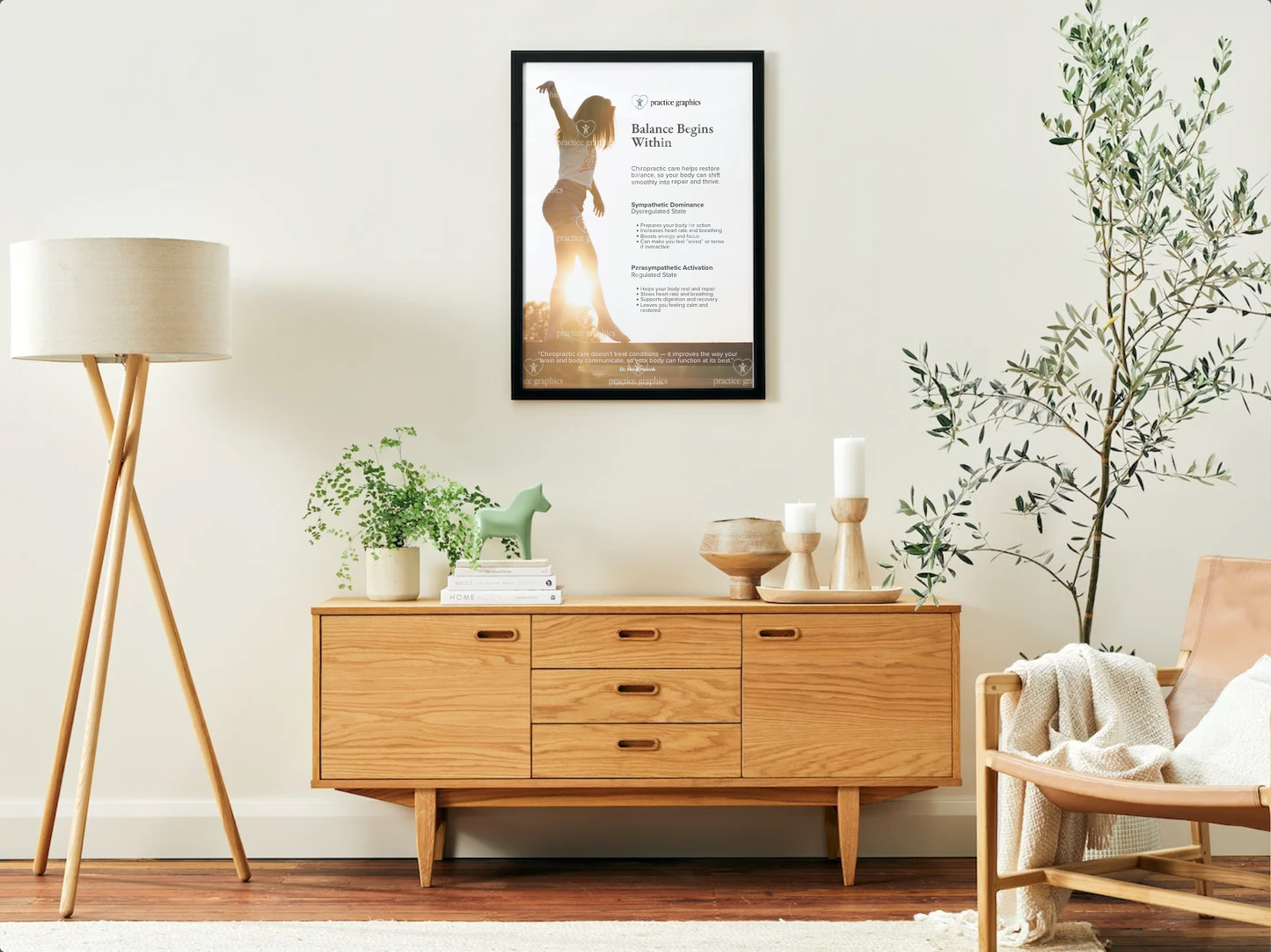 Balance Begins Within Poster