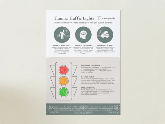 Trauma traffic lights Poster